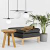 Customform Lampada Skiva Ball S Nero