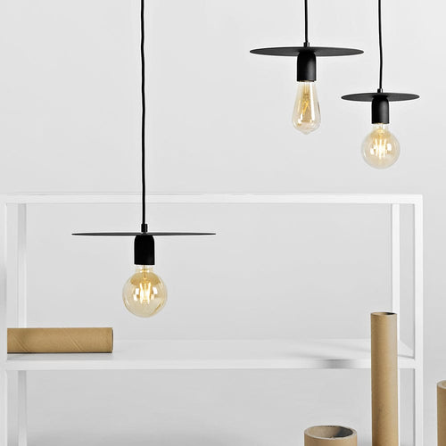 Customform Lampada Skivas L Nero