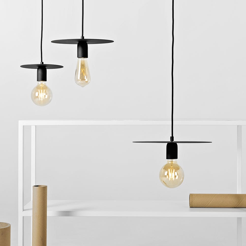 Customform Lampada Skivas M Nero