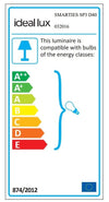 IdealLux Lampada Smarties SP3 D40 Bianco