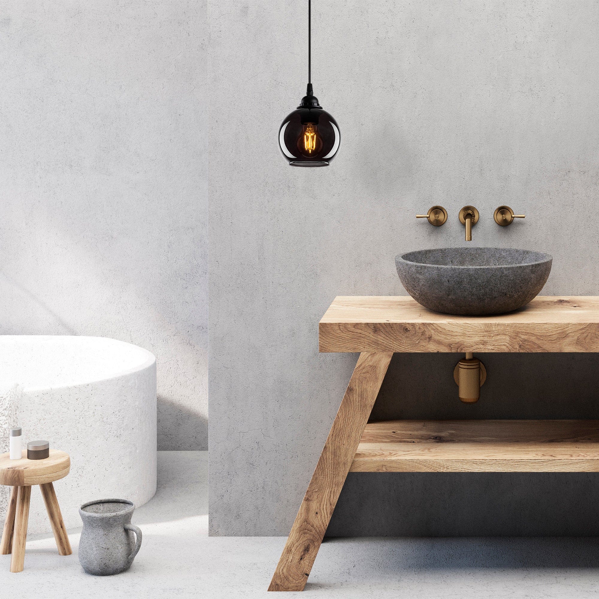 Asir Lampada Smoked 10 Fumè