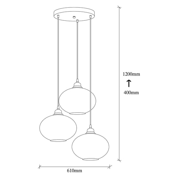 Asir Lampada Smoked 51 Grigio
