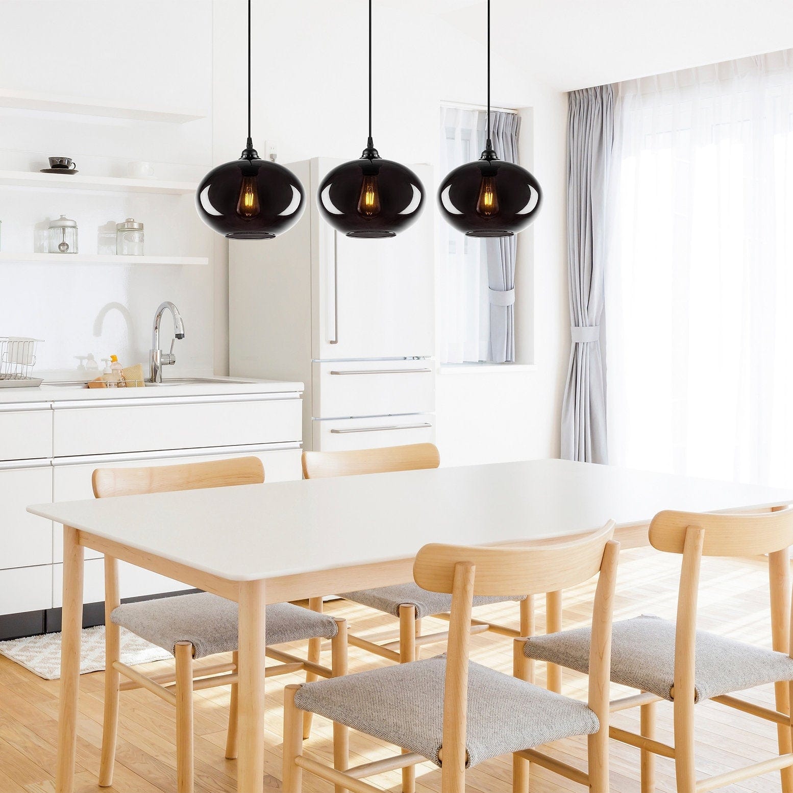 Lampada Smoked 52 Grigio (1)