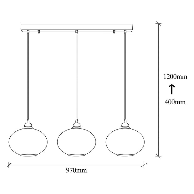 Asir Lampada Smoked 52 Grigio
