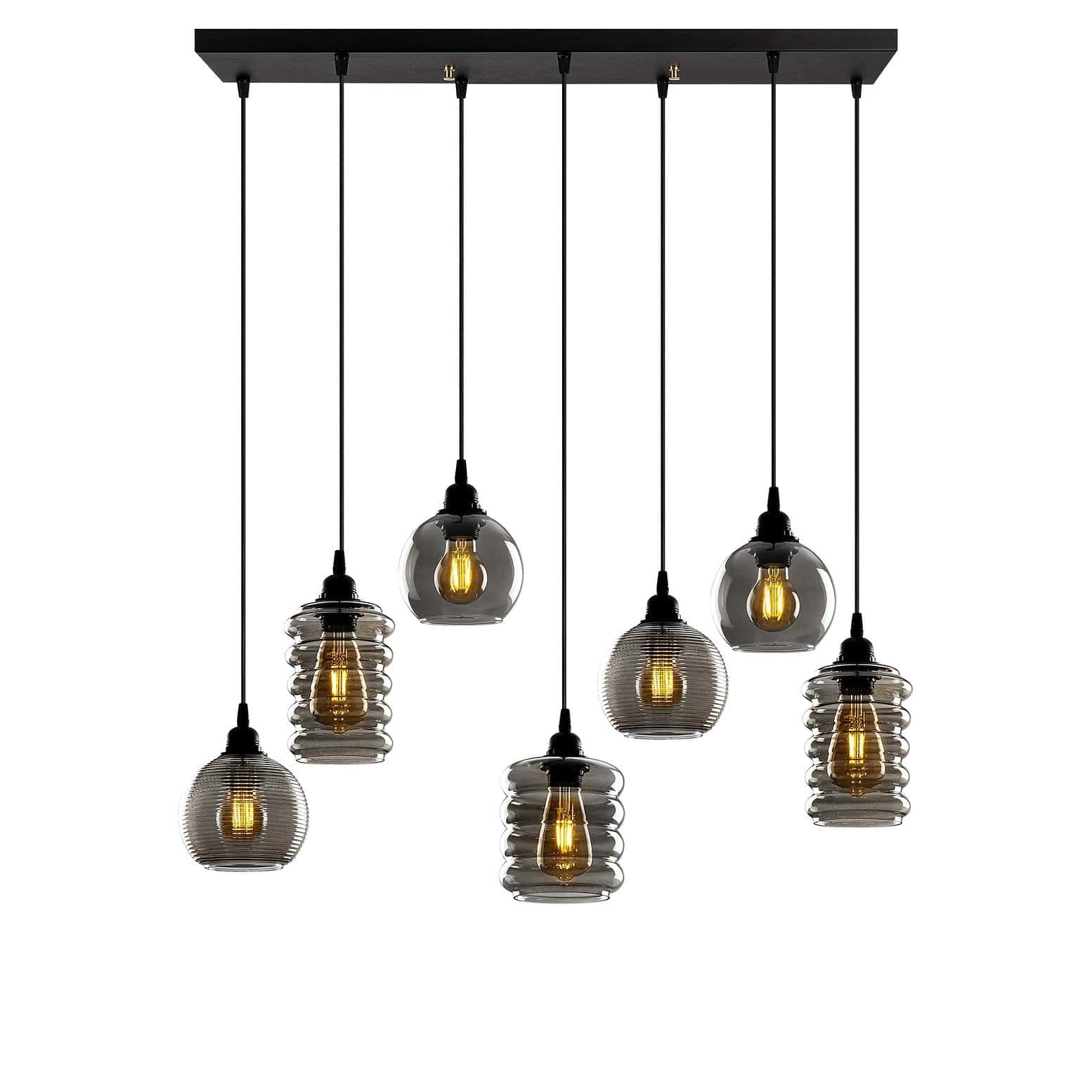 Asir Lampada Smoked 71 Grigio