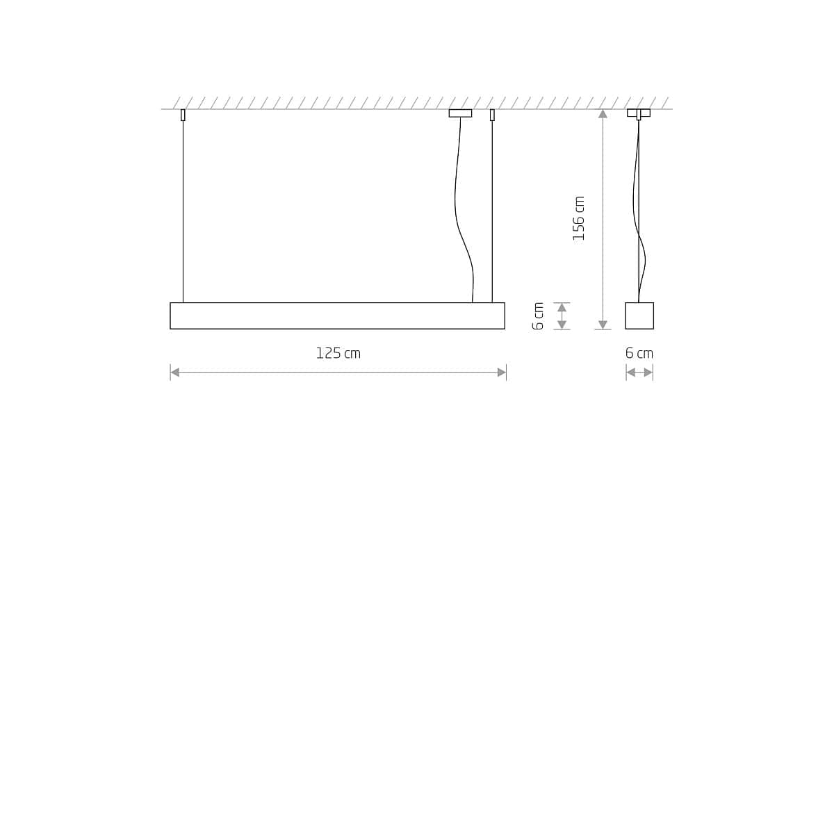 Nowodvorski Lampada Soft LED Grafite