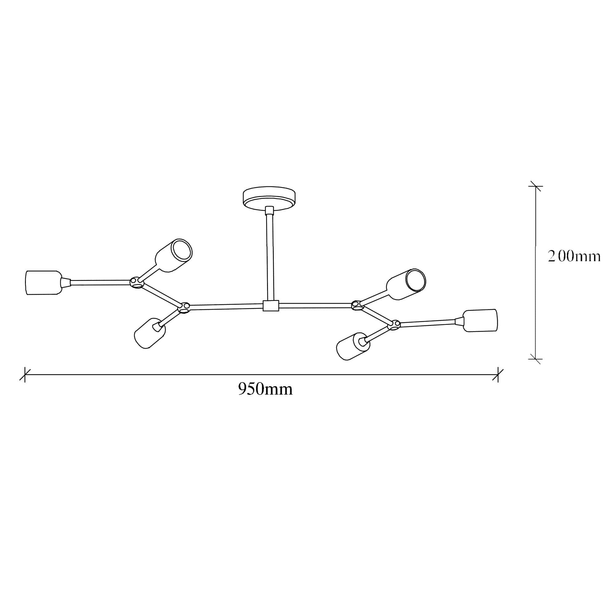 Asir Lampada Sparrow 1241 Ottone