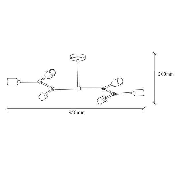 Asir Lampada Sparrow 1241 Ottone
