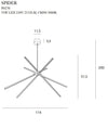 Maxlight Lampada Spider P0270 Bianco