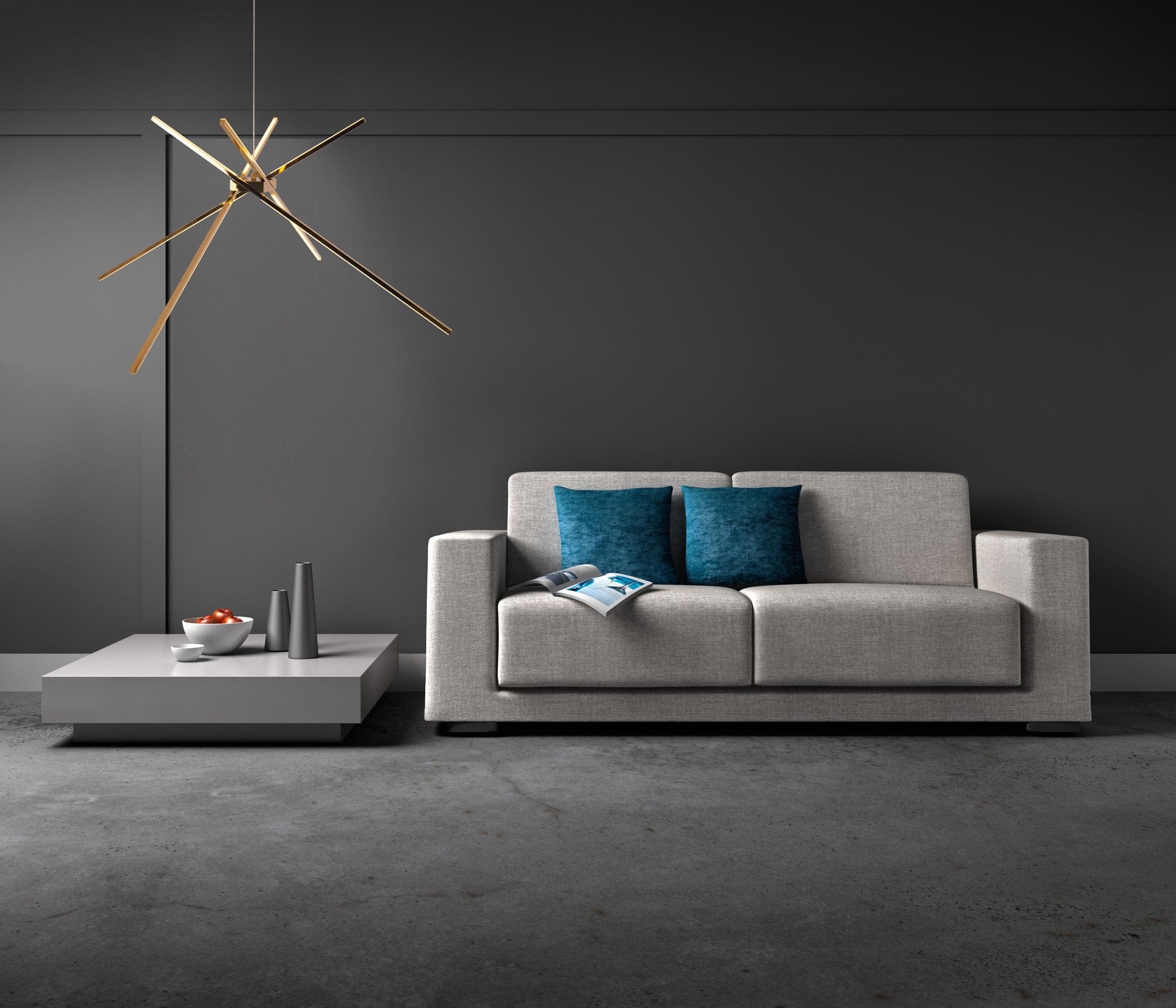 Lampada Spider P0457 Oro (2)