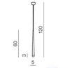 Azzarddo Lampada Stylo 1 AZ0117 Cromo