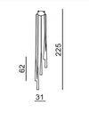 Azzarddo Lampada Stylo 5 AZ0119 Nero