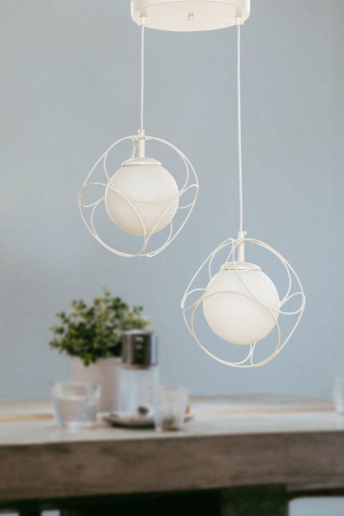 Oyo Lampada Suna Bianco