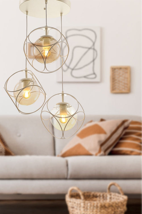 Oyo Lampada Suna Bianco