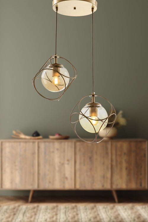 Oyo Lampada Suna Ottone