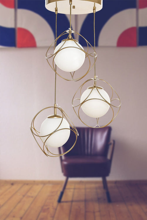 Oyo Lampada Suna Ottone