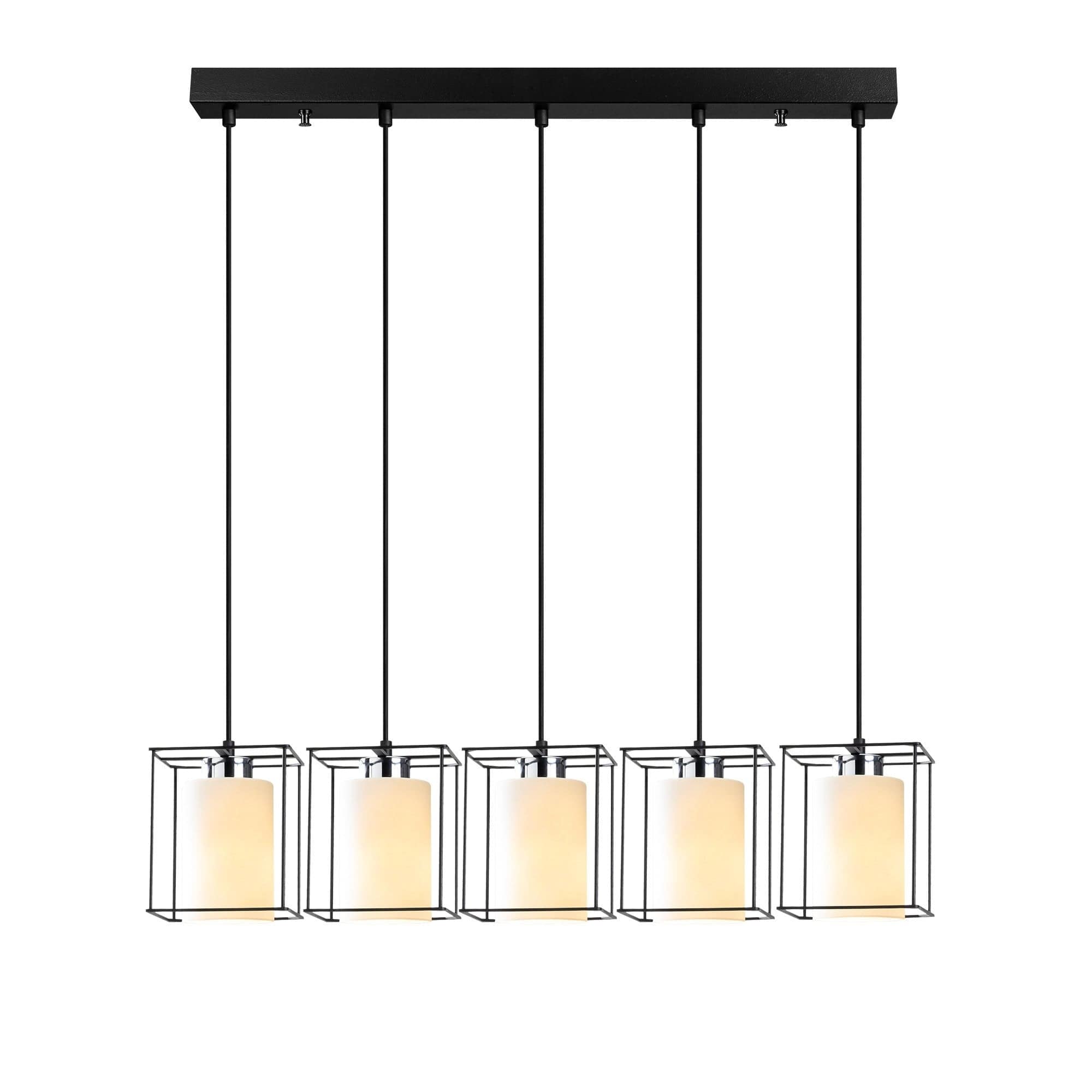 Asir Lampada Swank 702-5S1 Bianco e Nero