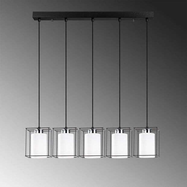 Asir Lampada Swank 702-5S1 Bianco e Nero