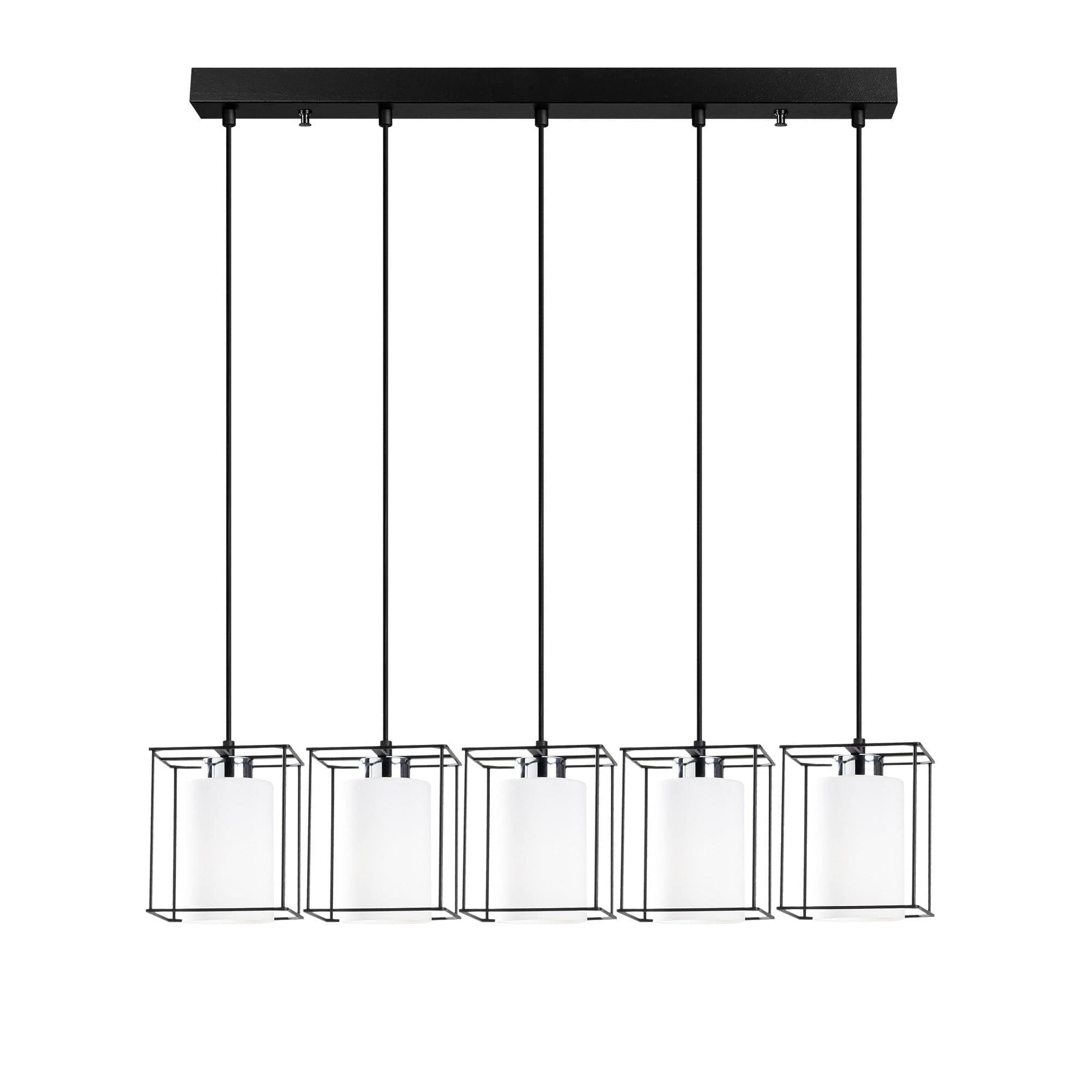 Asir Lampada Swank 702-5S1 Bianco e Nero