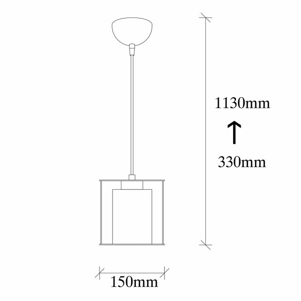 Asir Lampada Swank 702-S Nero