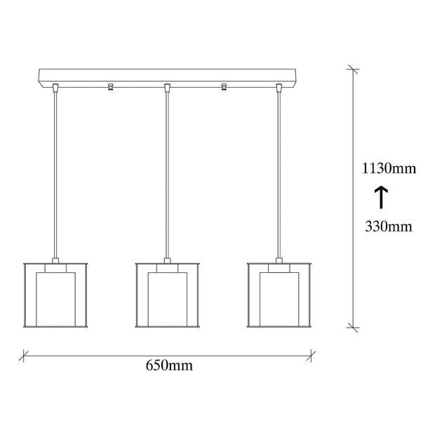 Asir Lampada Swank 702-S1 Bianco e Nero