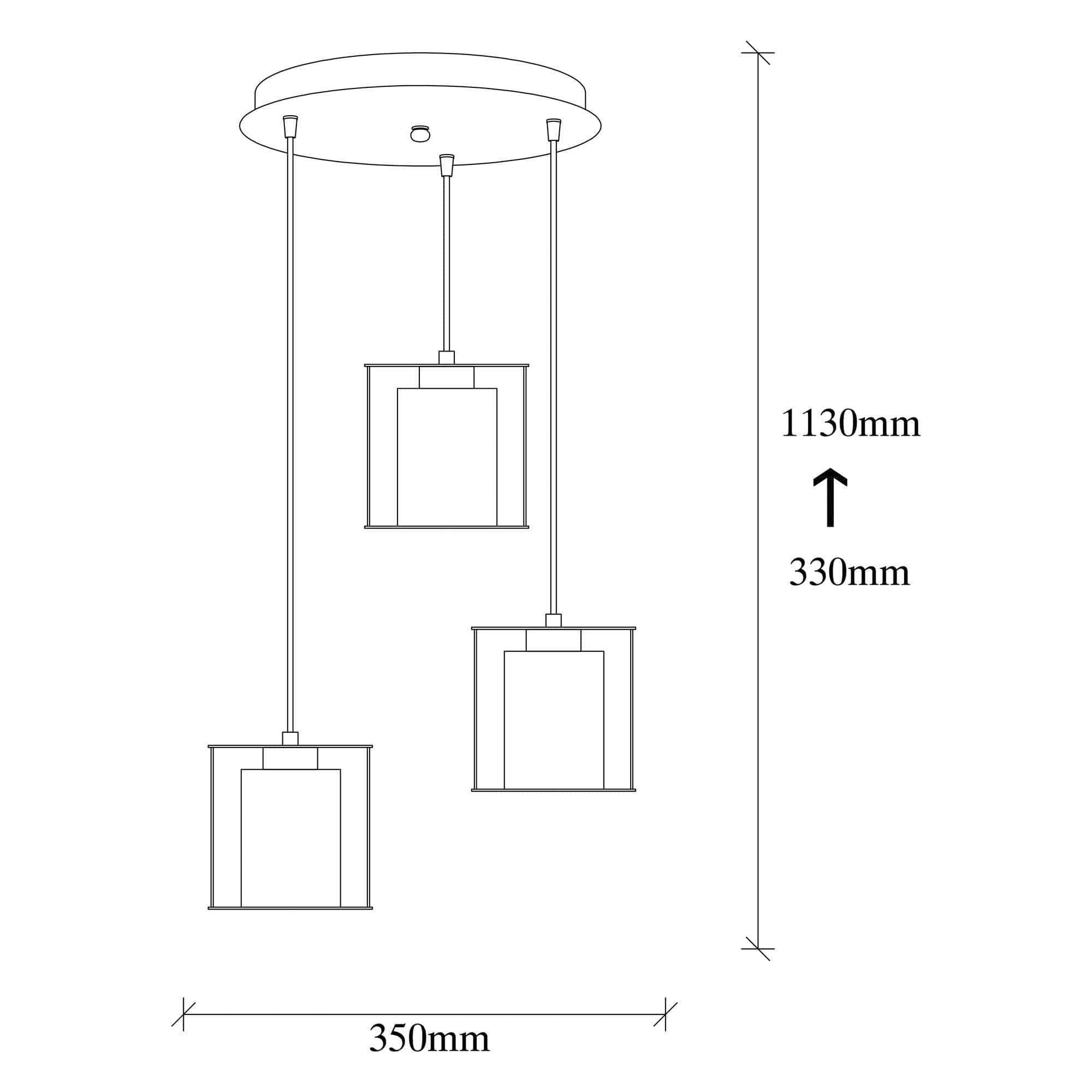 Asir Lampada Swank 702-S2 Nero