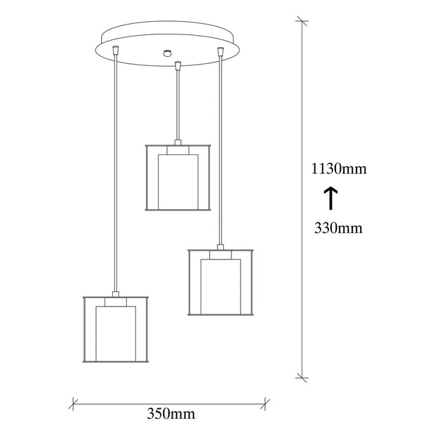 Asir Lampada Swank 702-S2 Nero
