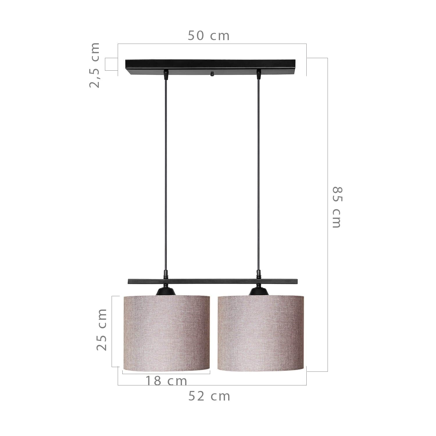 Oyo Lampada Talisca Beige