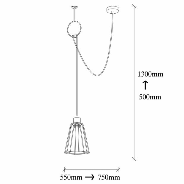 Asir Lampada Tel 6646 Nero