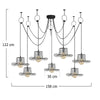 Asir Lampada Tel 6766 Nero