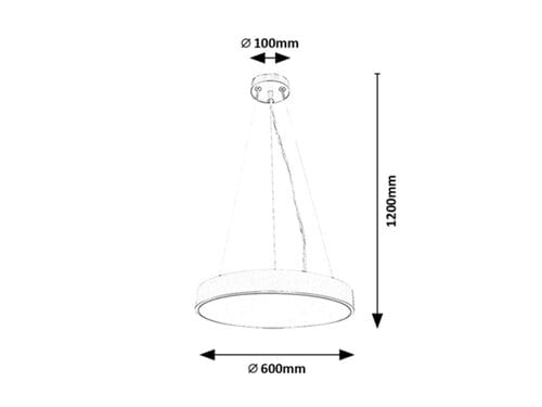 RabaLux Lampada Tesia 71042 Argento