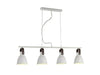 Azzarddo Lampada Tessio 4 AZ1282 Bianco