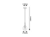RabaLux Lampada Tirina 75006 Nero