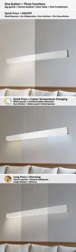 RabaLux Lampada Tithania 6670 Grigio