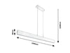 RabaLux Lampada Tithania 6670 Grigio