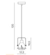 Lampada Tobruk AZ1585 Grigio (5)