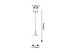 RabaLux Lampada Togo 75007 Cromo