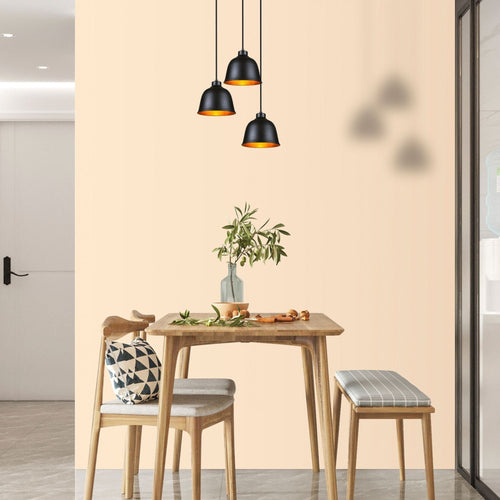 Oyo Lampada Topuz Trio Asimetric Nero