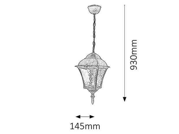 RabaLux Lampada Toscana 8394 Oro