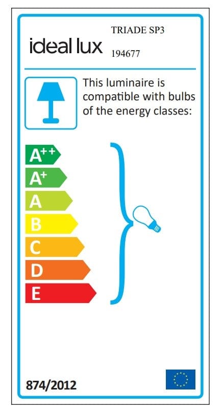Lampada Triade SP3 Grigio (4)