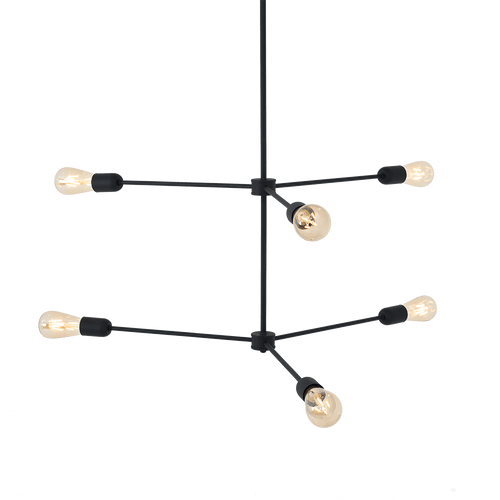 Customform Lampada Triso 6 Nero