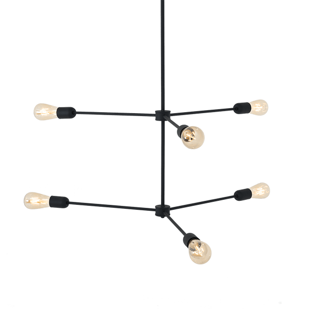 Customform Lampada Triso 6 Nero