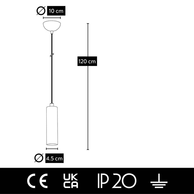 Oyo Lampada Tube Nero