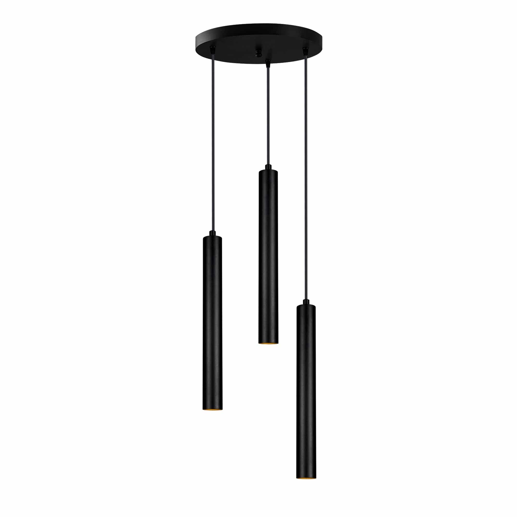 Oyo Lampada Tube Trio Asimetric Nero