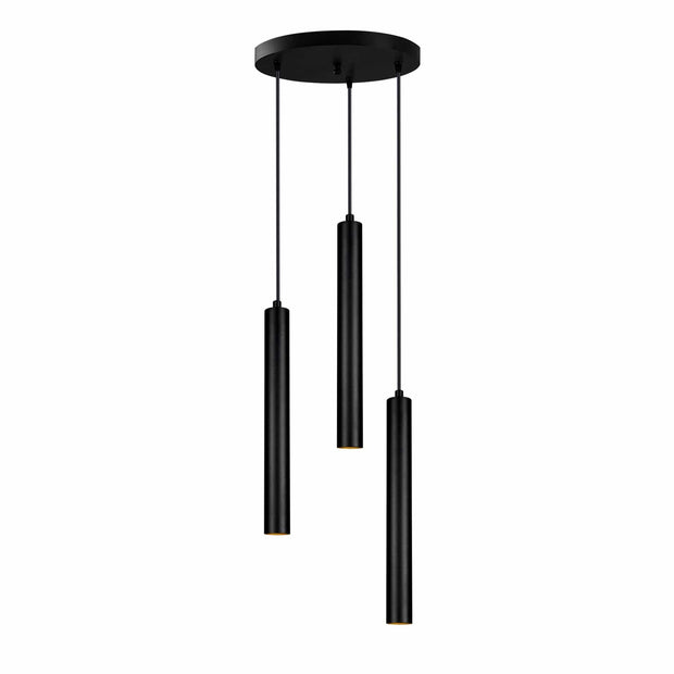 Oyo Lampada Tube Trio Asimetric Nero