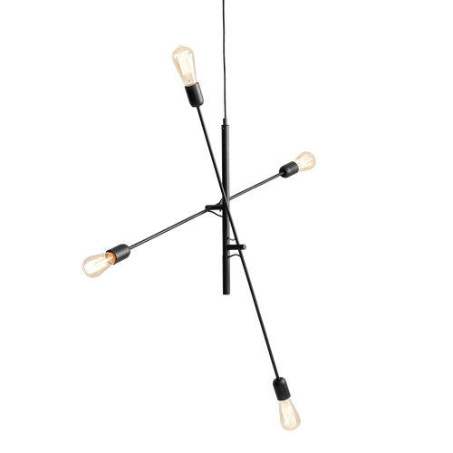 Customform Lampada Twigo 4 Nero