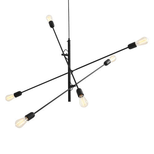 Customform Lampada Twigo 6 Nero