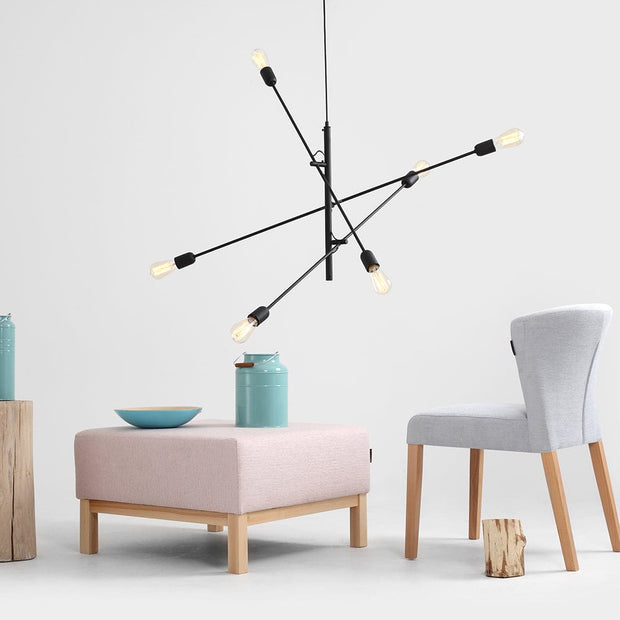 Customform Lampada Twigo 6 Nero