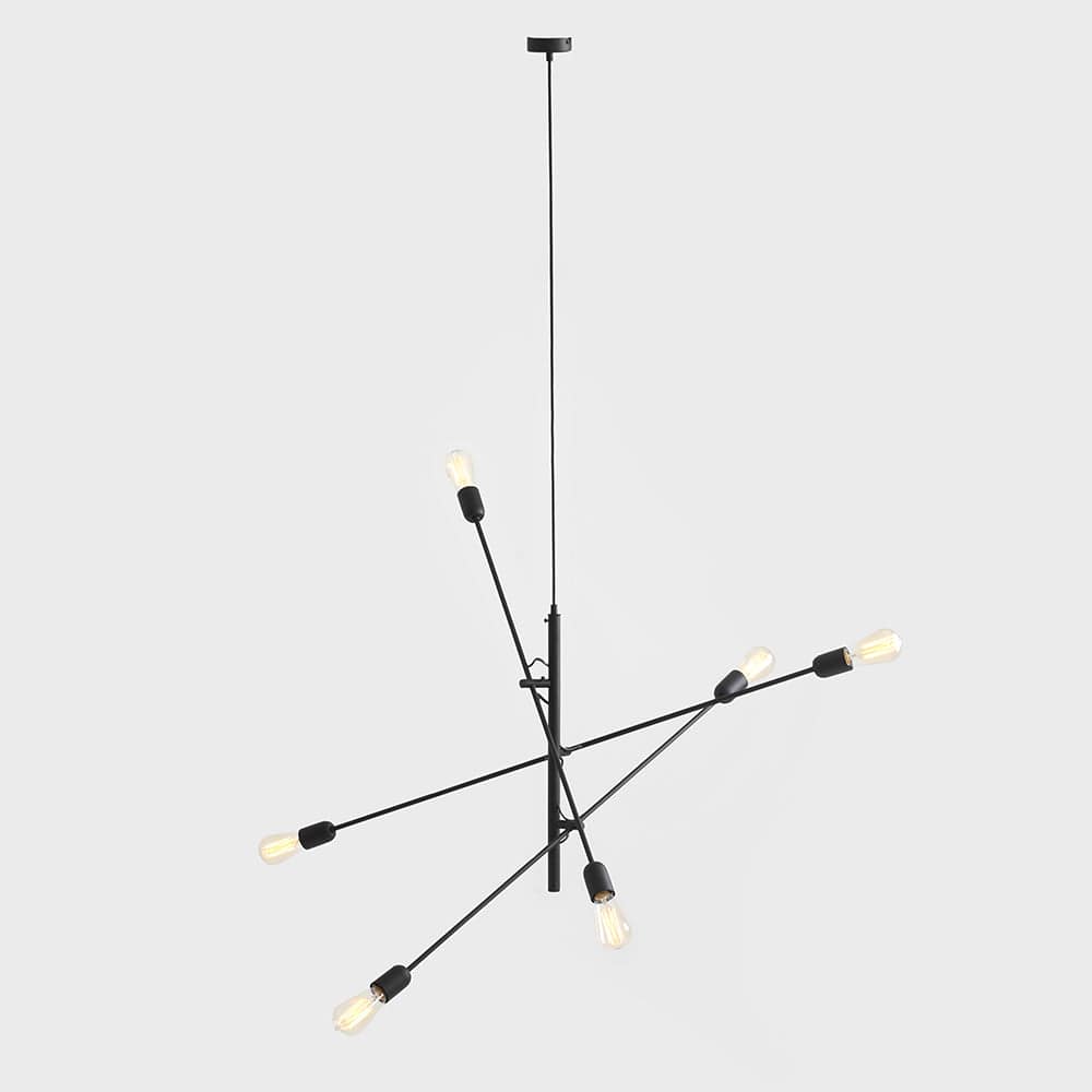 Customform Lampada Twigo 6 Nero
