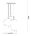 IdealLux Lampada Umile SP3 Bianco